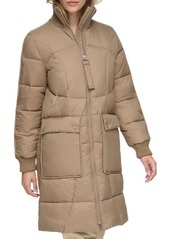 Andrew Marc Pavia Quilted Faux Down Hooded Puffer Jacket