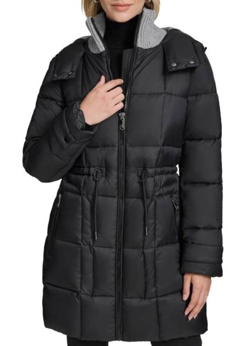 Andrew Marc Peyton Quilted Hooded Puffer Coat