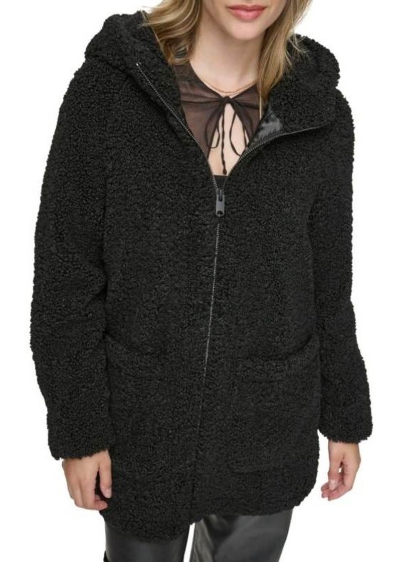 Andrew Marc Seneca Faux Fur Teddy Coat