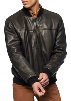 Andrew Marc Summit Leather Bomber Jacket