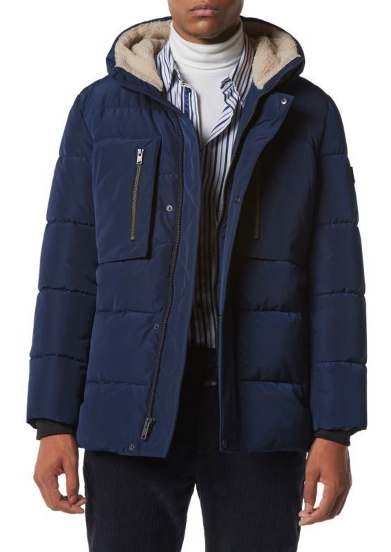 Andrew Marc Yarmouth Faux Fur Hood Puffer Jacket