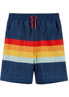 Andy & Evan Boys' Stretch Lined Boardshorts, Size 14, Rainbow