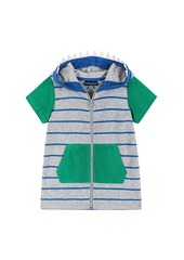 Andy & Evan Boys' Terry Zip-Up Hoodie Cover-Up - Little Kid