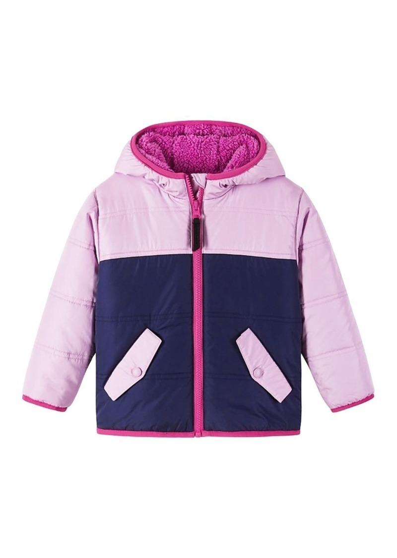 Andy & Evan Girls' Colorblock Sherpa Jacket - Little Kid