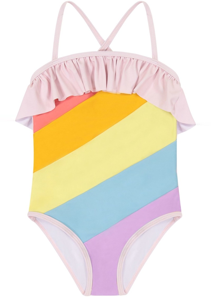 Andy & Evan Girls' Rainbow Print One-Piece Swimsuit, Boys', 2T