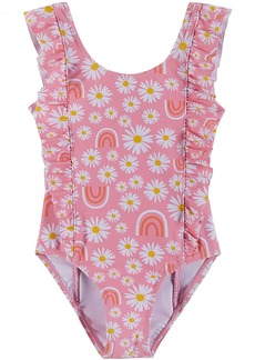Andy & Evan Girls' Ruffled One-Piece Swimsuit, Boys', 2T, Pink