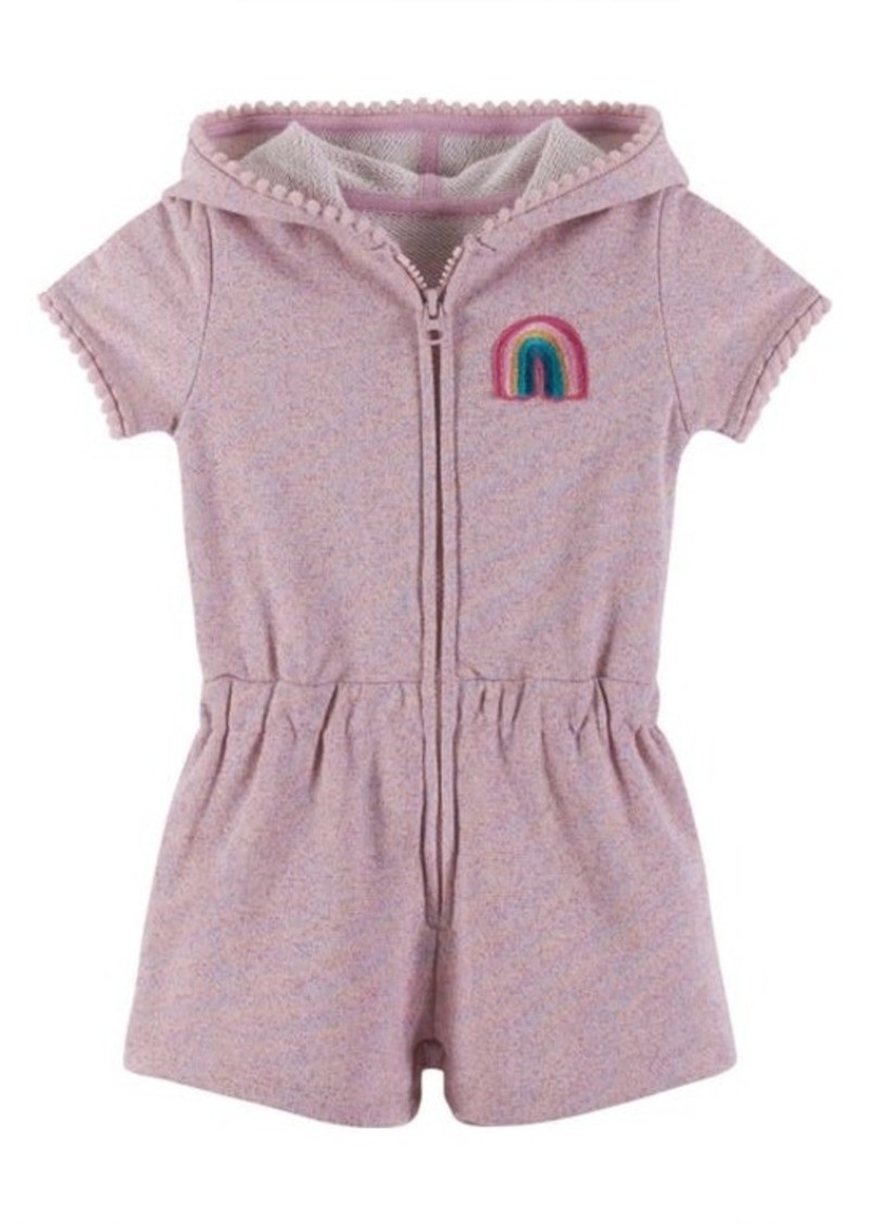 Andy & Evan Hooded French Terry Cover-Up Romper