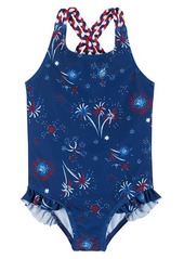 Andy & Evan Kids' Patriotic One-Piece Swimsuit