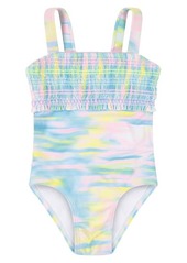 Andy & Evan Kids' Smocked Ruffle One-Piece Swimsuit