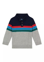 Andy & Evan Baby Boy's, Little Boy's & Boy's Striped Sweater, Button-Up Shirt & Joggers Set