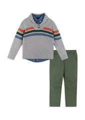 Andy & Evan Baby's, Little Boy's & Boy's Three-Piece Sweater, Shirt & Pants Set