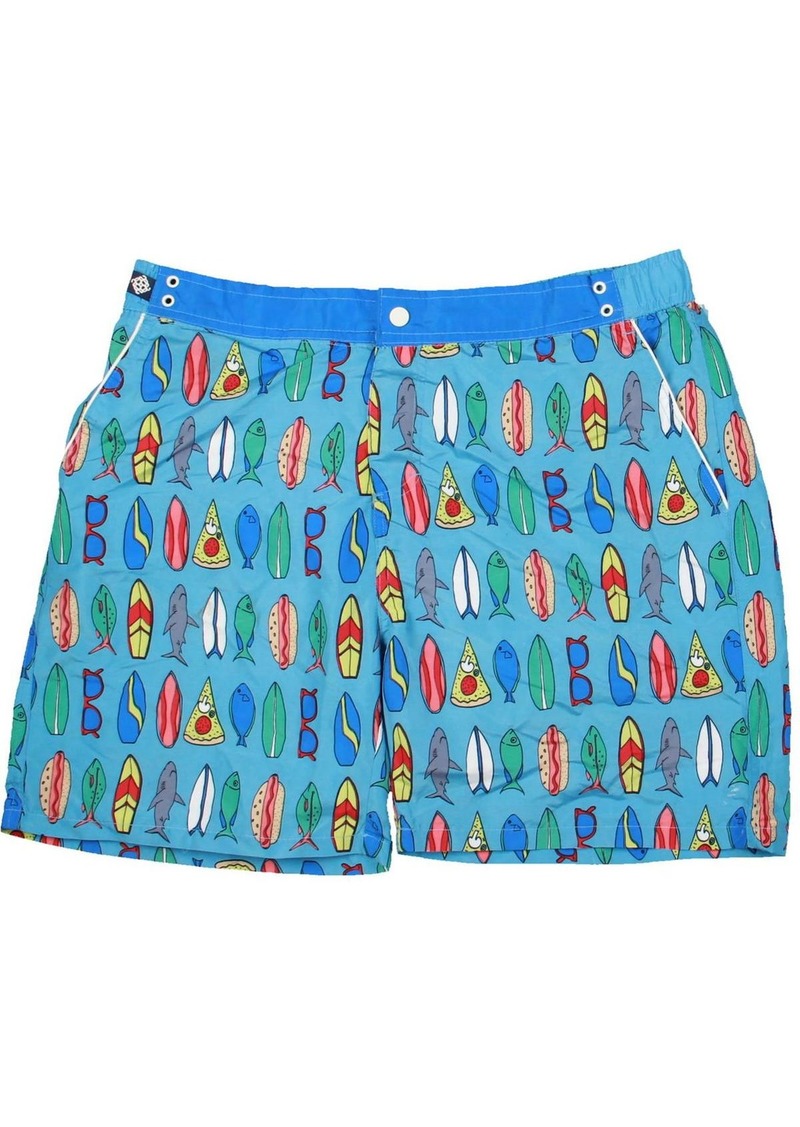 Andy & Evan Boys Snap Front Swim Trunks