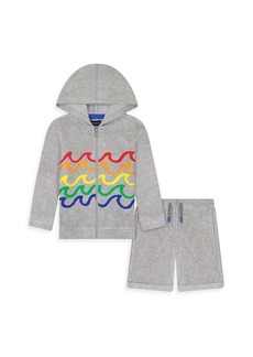 Andy & Evan Little Boy's 2-Piece French Terry Hoodie & Shorts Set