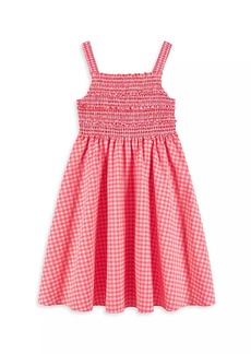 Andy & Evan Little Girl's & Girl's Smocked Gingham Cotton-Blend Dress