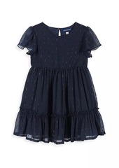 Andy & Evan Little Girl's Holiday Short-Sleeve Dress