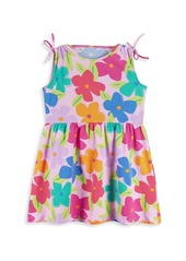 Andy & Evan Little Girl's Jersey Floral Print Dress