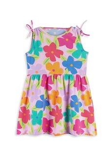 Andy & Evan Little Girl's Jersey Floral Print Dress