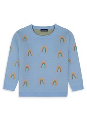 Andy & Evan Little Girl's Rainbow Intarsia Sweater