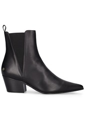 Anine Bing 55mm Sky Leather Ankle Boots