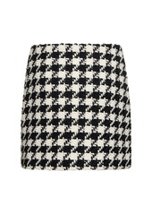 Anine Bing Ada Cotton Blend Mini Skirt