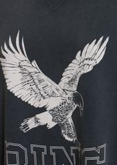 Anine Bing Alto Retro Eagle Cotton Sweatshirt