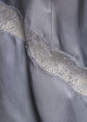 Anine Bing Amelie Silk Blend Camisole W/lace