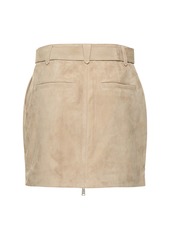 Anine Bing Ana Leather Mini Skirt