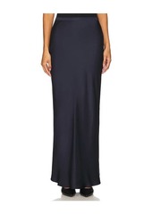 ANINE BING Bar Silk Maxi Skirt