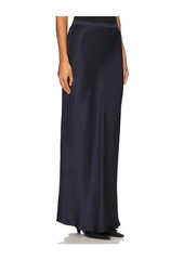 ANINE BING Bar Silk Maxi Skirt