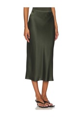 ANINE BING Bar Silk Skirt