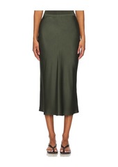 ANINE BING Bar Silk Skirt