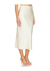 ANINE BING Bar Silk Skirt