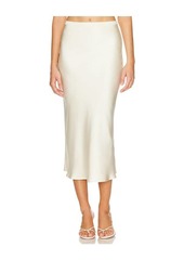 ANINE BING Bar Silk Skirt