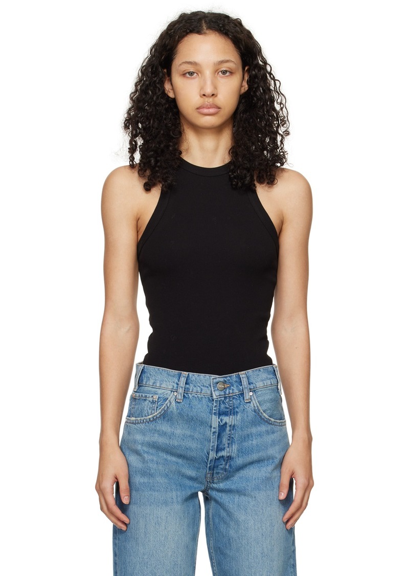 ANINE BING Black Eva Tank Top