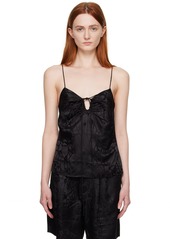 ANINE BING Black Papillon Camisole