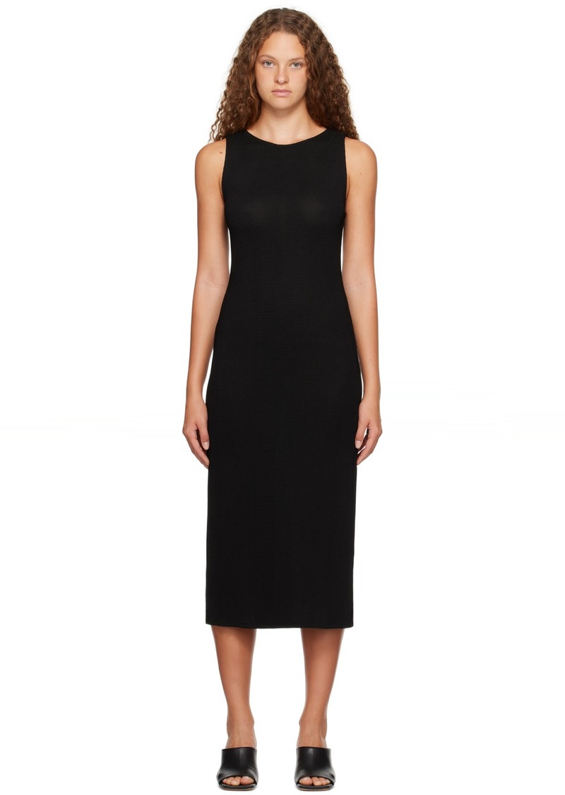 ANINE BING Black Savannah Midi Dress