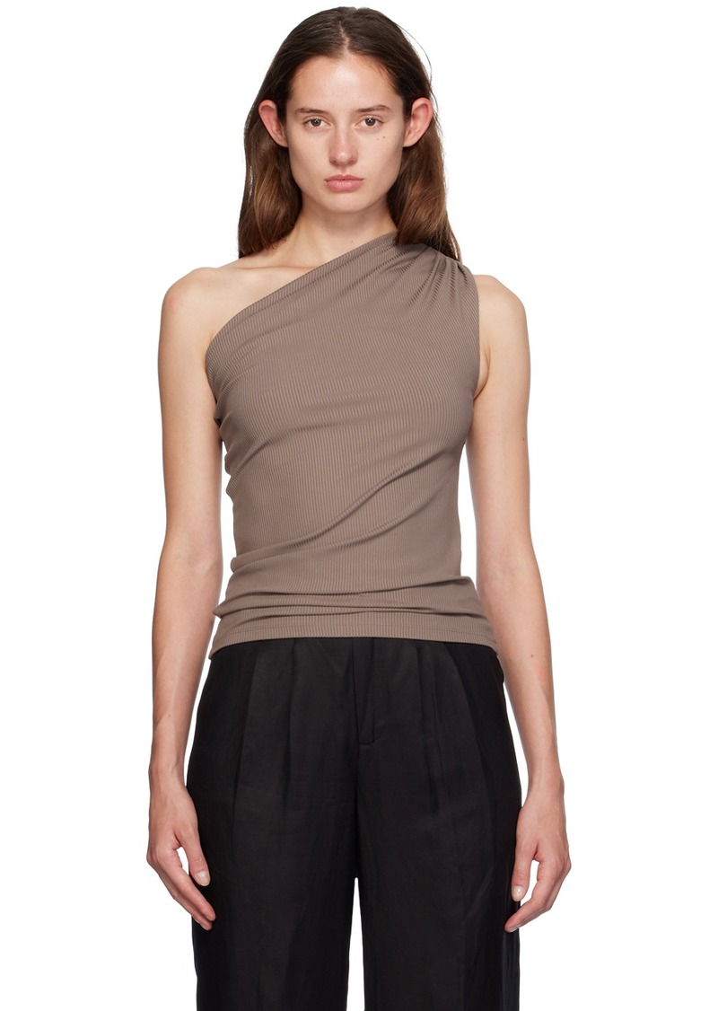 ANINE BING Brown Camila Top