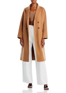 Anine Bing Dylan Wool & Cashmere Trench Coat