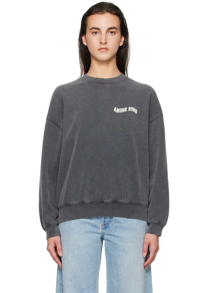 ANINE BING Gray Jaci Sweatshirt