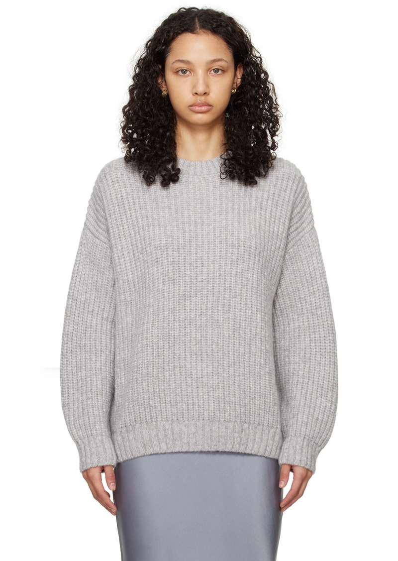 ANINE BING Gray Sydney Sweater