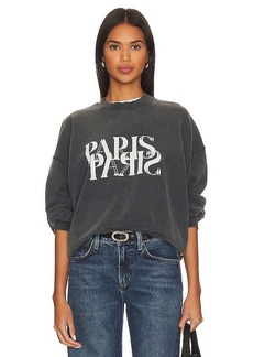 ANINE BING Jaci Paris Sweatshirt