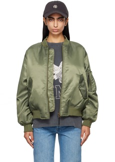 ANINE BING Khaki Leon Bomber Jacket