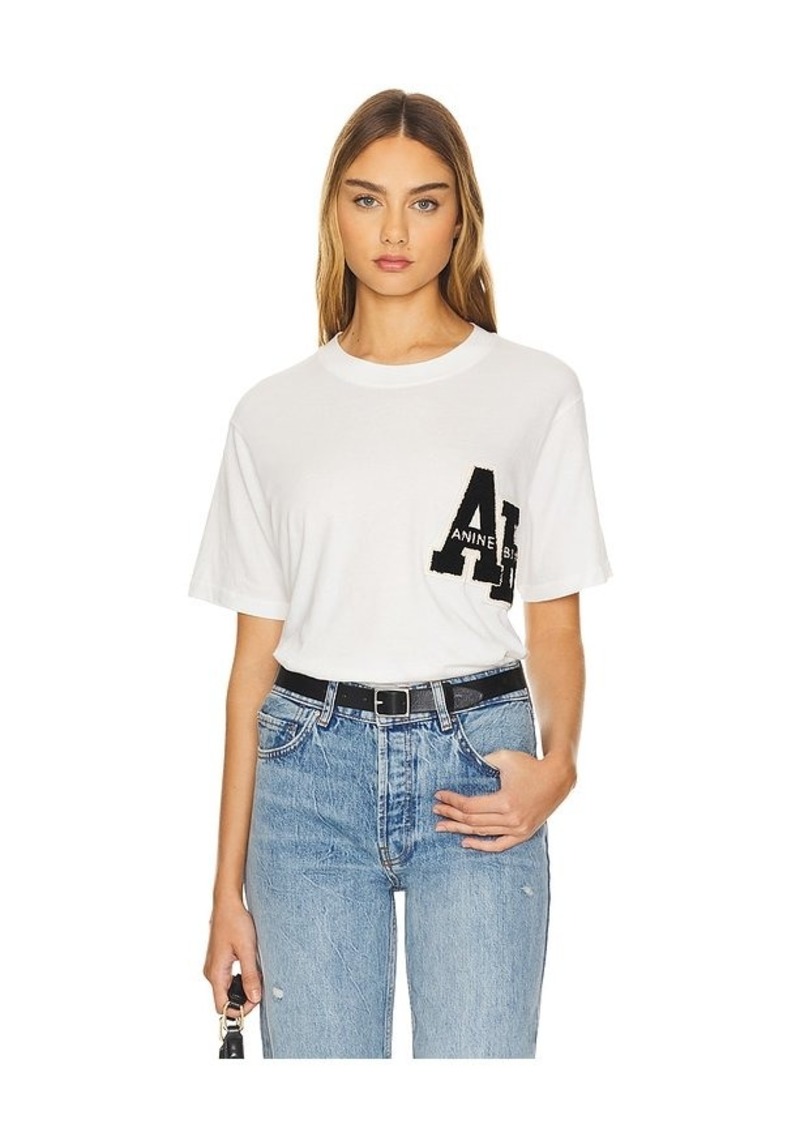 ANINE BING Lili Letterman Tee