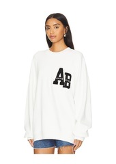 ANINE BING Miles Letterman Sweatshirt