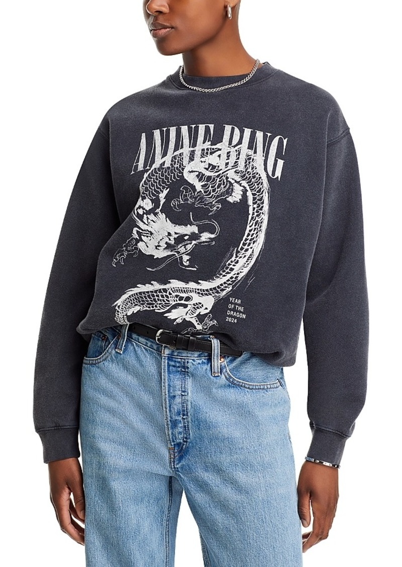Anine Bing Ramona Dragon Graphic Sweatshirt - 100% Exclusive
