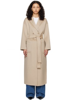 ANINE BING Taupe Dylan Coat