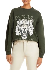 Anine Bing Tiger Graphic Sweatshirt