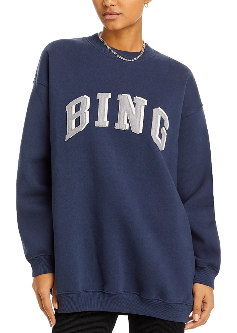 Anine Bing Tyler Logo Sweatshirt