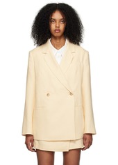 ANINE BING Yellow Kaia Blazer