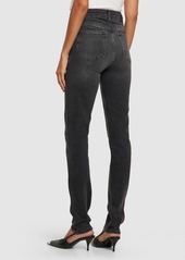 Anine Bing Beck Stretch Cotton Straight Jeans